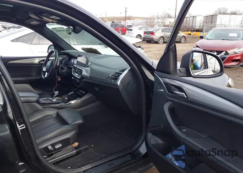 2022 BMW X3 Sdrive30I z USA, uszkodzony, nr VIN 5UX43DP03N9M51401